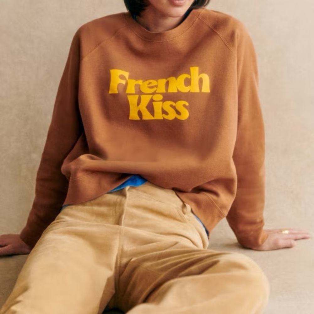 Sezane French Kiss Sweatshirt